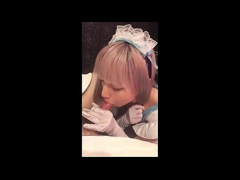 ❤️ Японски идол [mayuka], костюм на френска прислужница, част 1, свирка и дрънкане с лосион ❤❌ Ебане видео в bg.yourxxxvideos.ru ☑